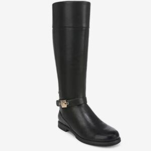 NEW Dr. Scholl’s Hello Rider Women’s Tall Black leather‎ riding Boots size 6